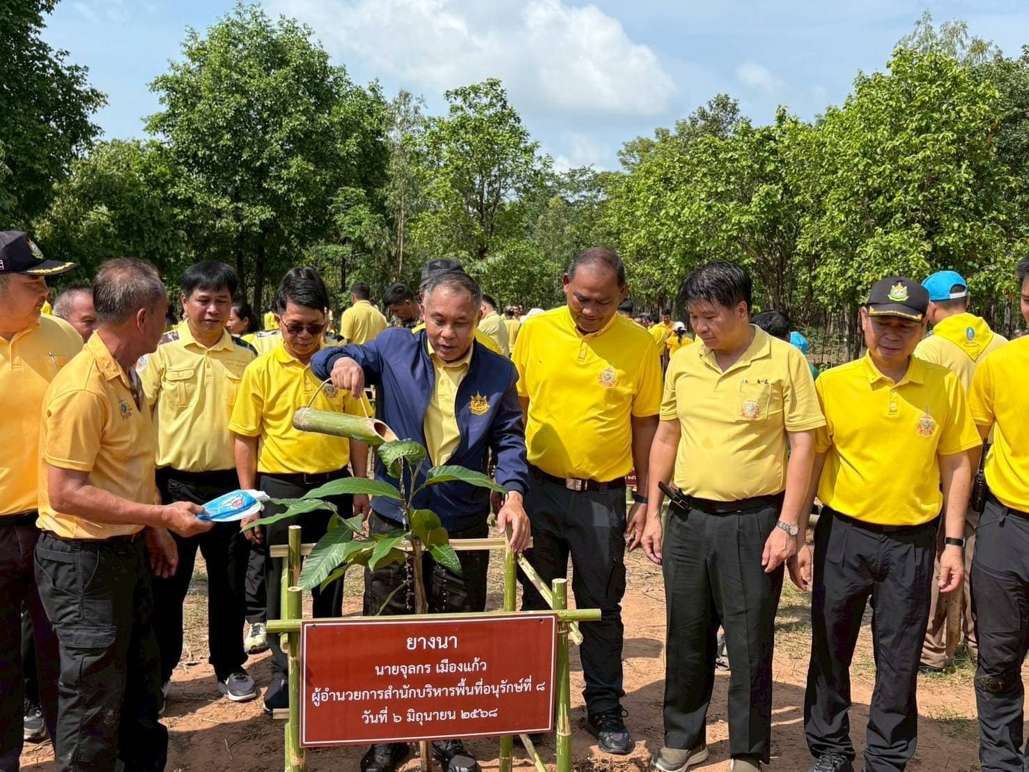 สำนักบริหารพื้นที่อนุรักษ์ที่ 8 (ขอนแก่น) ได้จัดกิจกรรมปลูกป่าเนื่องในวันต้นไม้ประจําปีของชาติ ประจำปี พ.ศ. 2568