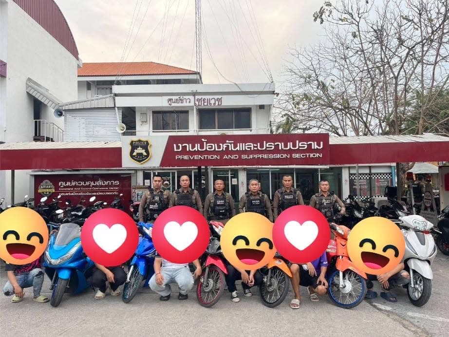”เข้มข้น และ ต่อเนื่อง“     สายตรวจ สภ.เมืองขอนแก่น ออกตรวจ ดูแลรักษาความสงบเรียบร้อย คลองส่งน้ำบ้านโกทา ต.ศิลา กวดขัน ใช้มาตรการตรวจยึดรถซิ่งแต่งที่อาจนำมาใช้แข่งรถในทาง รวมจำนวน 6 คัน