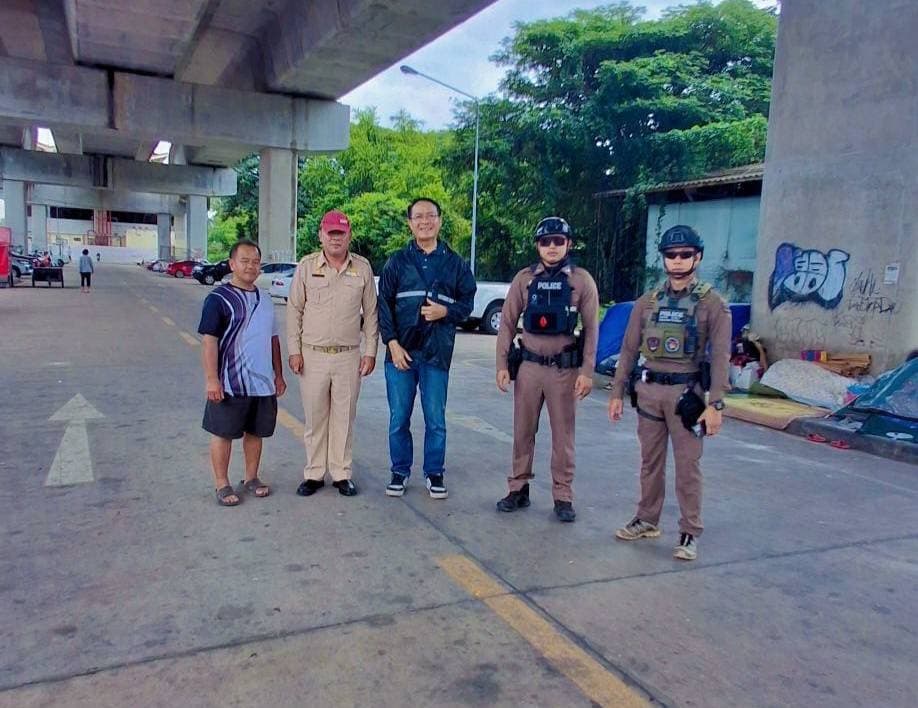 สท.โตบูรพา ลุยจัดระเบียบคนเร่ร่อนใต้ทางยกระดับรถไฟขอนแก่น คืนความปลอดภัย-ความสะอาดรับนักท่องเที่ยว